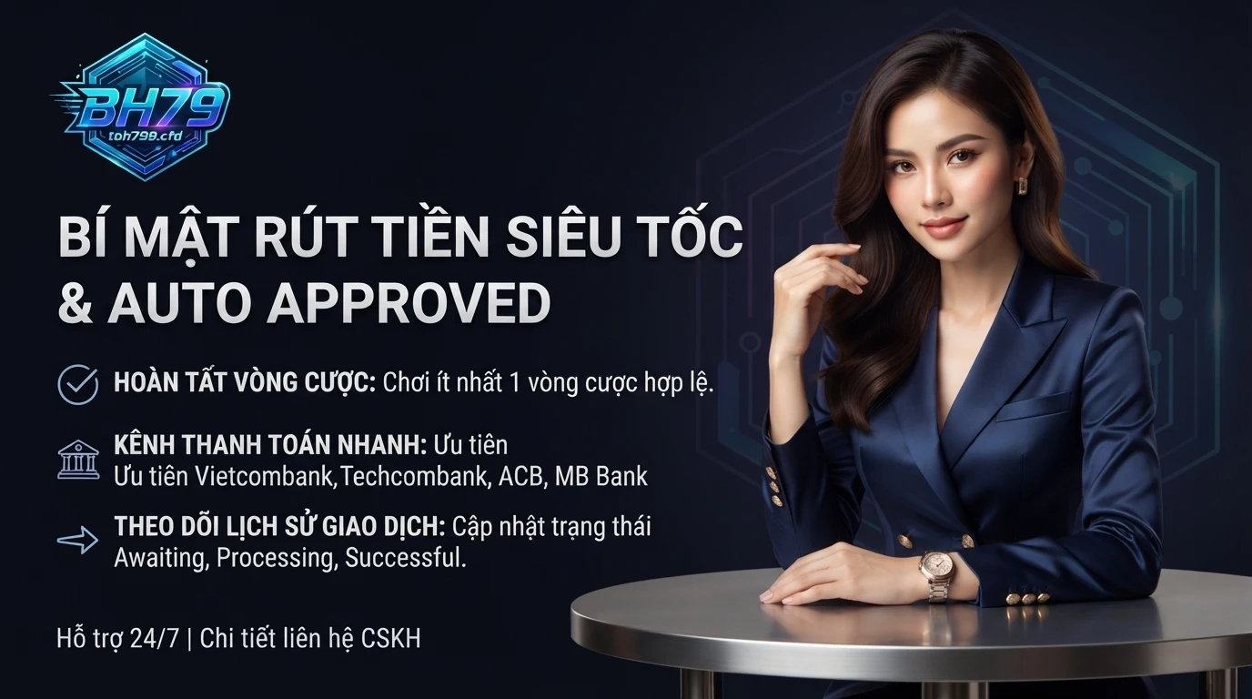 bh79 bi quyet rut tien ve tai khoan ngan hang muot ma va khong bao gio bi tu choi